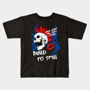 build to spill ll music speaks Kids T-Shirt